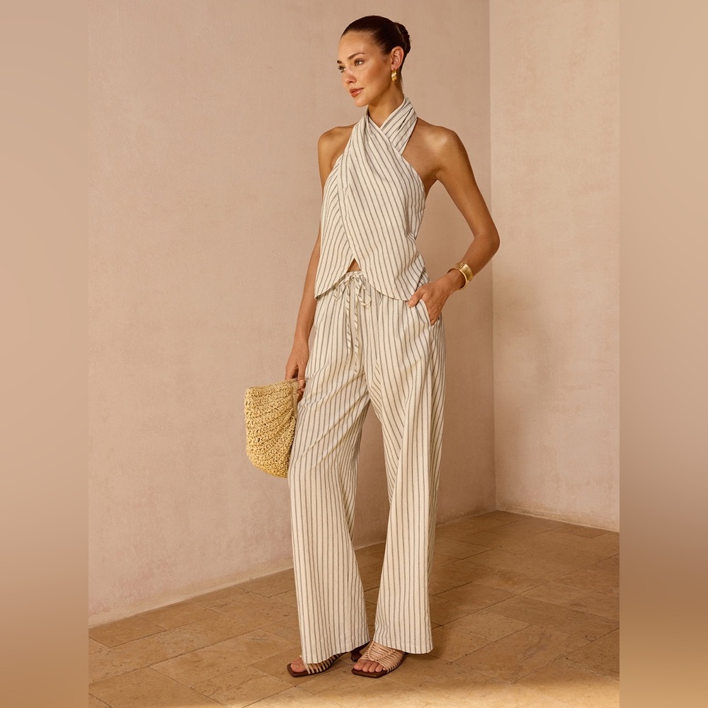 Commense Halter Top & Pants Set